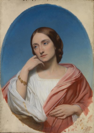 Mrs. Robert Hollond, philanthropist, nee Ellen Julia Teed (1822 - 1884) by Ary Scheffer